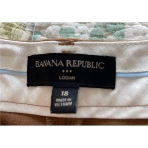 Banana Republic Logan Wide leg trouser Sz 18 Camel